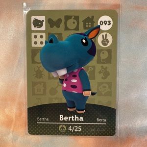 Genuine ACNH amiibo Bertha